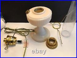 Aladdin Alacite Short Lincoln Drape, Redone Electric 3-Way Light, Flouresces