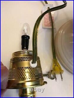 Aladdin Alacite Short Lincoln Drape, Redone Electric 3-Way Light, Flouresces