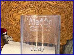 Aladdin Alacite Short Lincoln Drape, Redone Electric 3-Way Light, Flouresces
