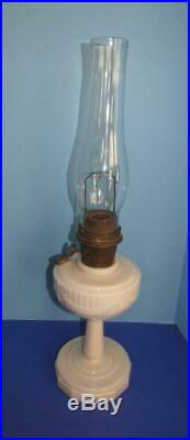Aladdin Alacite Tall Lincoln Drape Kerosene Oil Lamp 1940s