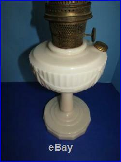 Aladdin Alacite Tall Lincoln Drape Kerosene Oil Lamp 1940s