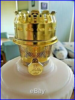 Aladdin Alacite Tall Lincoln Drape Oil Lamp B-75