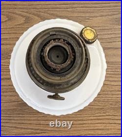 Aladdin Alacite Tall Lincoln Drape Oil Lamp with Model B Burner c. 1942-50s