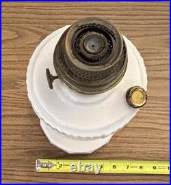 Aladdin Alacite Tall Lincoln Drape Oil Lamp with Model B Burner c. 1942-50s