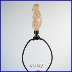 Aladdin Alocite Figural Table Lamp