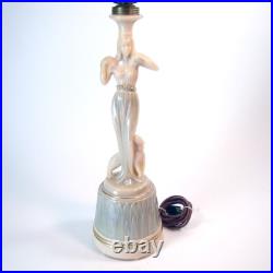 Aladdin Alocite Figural Table Lamp