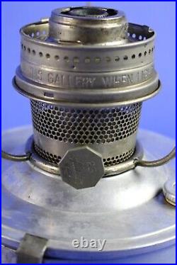 Aladdin Aluminum Railroad Caboose Oil Lamp Original Shade Model 23 Burner