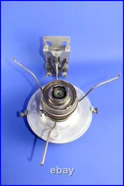 Aladdin Aluminum Railroad Caboose Oil Lamp Original Shade Model 23 Burner