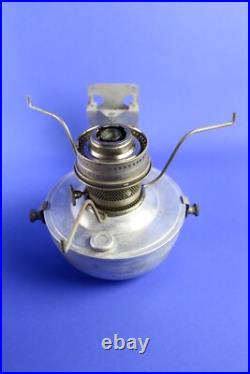 Aladdin Aluminum Railroad Caboose Oil Lamp Original Shade Model 23 Burner