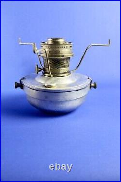 Aladdin Aluminum Railroad Caboose Oil Lamp Original Shade Model 23 Burner