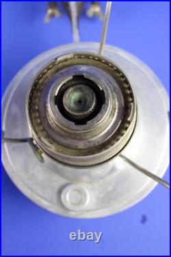 Aladdin Aluminum Railroad Caboose Oil Lamp Original Shade Model 23 Burner