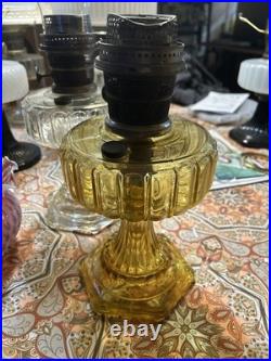 Aladdin Amber B-109 Cathedral Oil Lamp