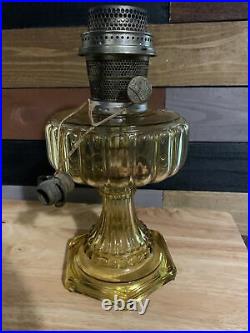 Aladdin Amber Crystal B 109 Kerosene Oil Lamp WithB Burner