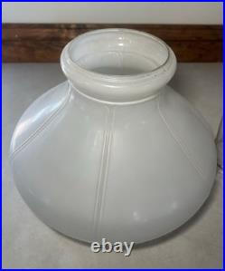 Aladdin Amber Filigree Stem B-52 Oil Lamp Shade Model B Burner Nu Type