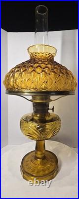 Aladdin Amber Washington Drape B-55Oil Lamp 1944-50 Model B Burner