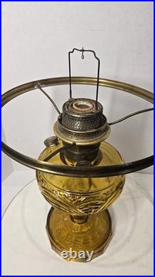 Aladdin Amber Washington Drape B-55Oil Lamp 1944-50 Model B Burner