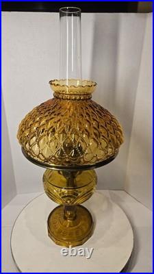 Aladdin Amber Washington Drape B-55Oil Lamp 1944-50 Model B Burner
