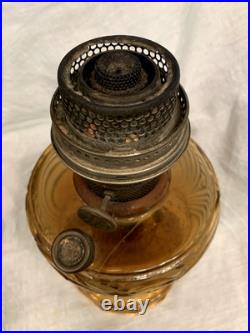 Aladdin Amber Washington Drape Oil Lamp