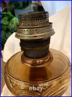 Aladdin Amber Washington Drape Oil Lamp