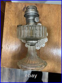 Aladdin B-100 Clear 1935 metal connector Corinthian Kerosene Oil Lamp