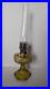 Aladdin B-101 1936 Amber Corinthian Oil Lamp With Maxbrite Burner and Chimney