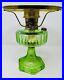 Aladdin B-102 Light Green Crystal Corinthian 1935-1936 Oil Lamp