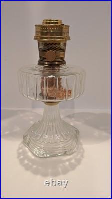 Aladdin B-103 Corinthian Clear Oil Lamp 1936 With 21C Burner