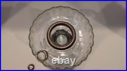 Aladdin B-103 Corinthian Clear Oil Lamp 1936 With 21C Burner