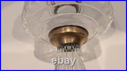 Aladdin B-103 Corinthian Clear Oil Lamp 1936 With 21C Burner