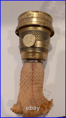 Aladdin B-103 Corinthian Clear Oil Lamp 1936 With 21C Burner