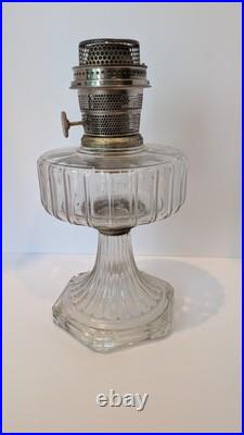 Aladdin B-103 Corinthian Clear Oil Lamp 1936 With Model B Burner
