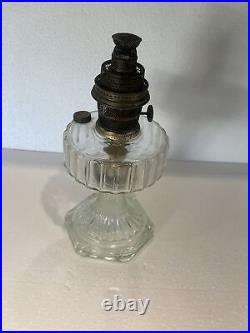 Aladdin B-104 Clear Corinthian Kerosene Oil Lamp