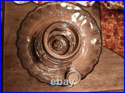 Aladdin B-104 Corinthian Clear/Black Oil Lamp