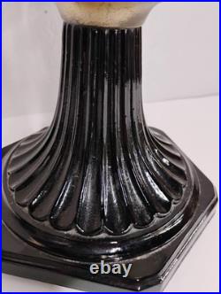 Aladdin B-104 Corinthian Clear/Black Oil Lamp 1936 With Model B Burner