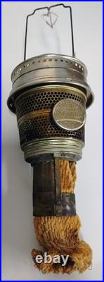 Aladdin B-104 Corinthian Clear/Black Oil Lamp 1936 With Model B Burner