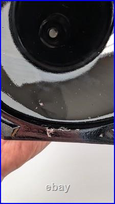 Aladdin B-104 Corinthian Oil Lamp Clear over Black Crystal 1936