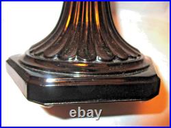 Aladdin B-104 Corinthian Oil Lampclear Font Black Foot