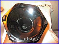 Aladdin B-104 Corinthian Oil Lampclear Font Black Foot