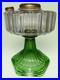 Aladdin B-105 Corinthian Oil Lamp Clear Green Beta Crystal UV Reactive 1936