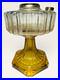 Aladdin B-106 Corinthian Amber Beta Crystal Base Kerosene Lamp 1936 Mfg