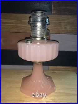 Aladdin B-112 Rose Moonstone Corinthian Model B Polished Nickel Burner