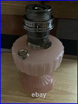 Aladdin B-112 Rose Moonstone Corinthian Model B Polished Nickel Burner