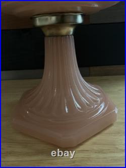 Aladdin B-112 Rose Moonstone Corinthian Model B Polished Nickel Burner