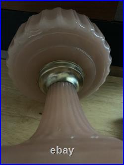 Aladdin B-112 Rose Moonstone Corinthian Model B Polished Nickel Burner