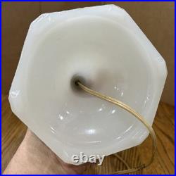 Aladdin B-114 White Moonstone Corinthian Oil Lamp With B Electrified Burner 12