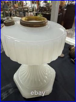 Aladdin B-114 corinthian White Moonstone Lamp Vintage Original 1930, s-40s