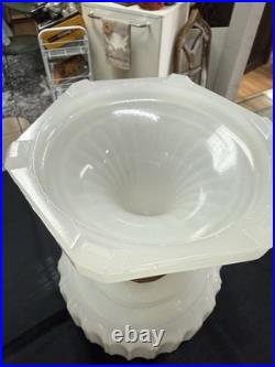 Aladdin B-114 corinthian White Moonstone Lamp Vintage Original 1930, s-40s