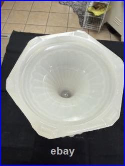 Aladdin B-114 corinthian White Moonstone Lamp Vintage Original 1930, s-40s