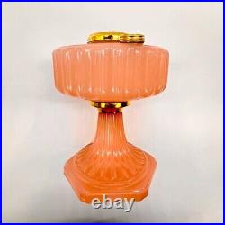 Aladdin B-116 Rose Corinthian w Burner & Chimney Polished Collar & Connector