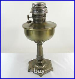 Aladdin B-132 rose Gold Orientale Oil Kerosene Lamp with Aladdin Chimney 1935-36